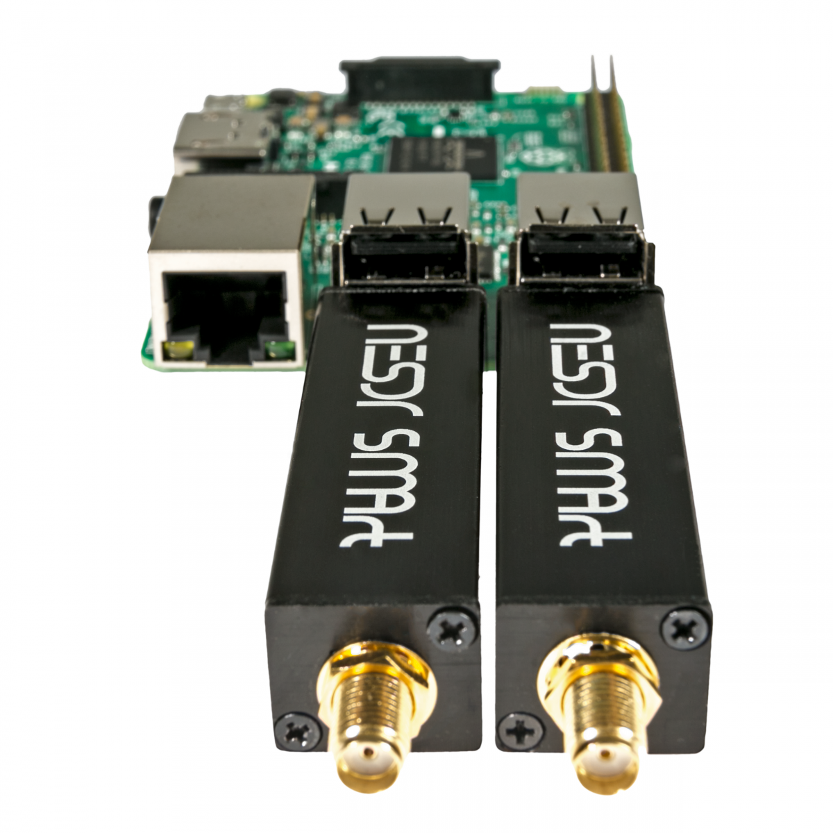  Nooelec HackRF One Software Defined Radio (SDR) & ANT500  Antenna Set. Capable of Receiving All Modes in HF, VHF & UHF Bands.  Includes SDR with 1MHz-6GHz Frequency Range & 20MHz Bandwidth