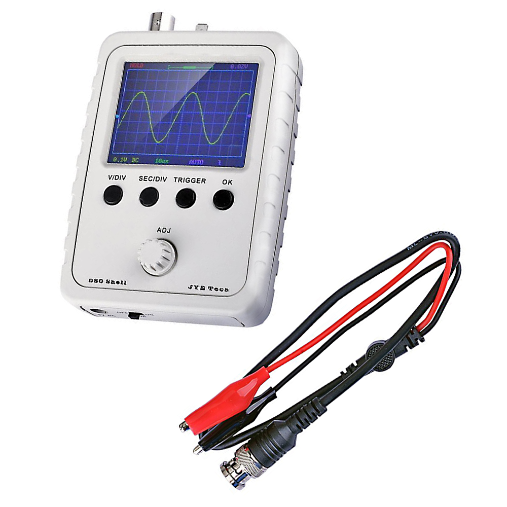 Clip Probe & ESD-Safe Silicone Mat NooElec Inc NooElec JYETech DSO 138 Oscilloscope DIY Kit w/100MHz Probe & JYETech DSO 138 Bundle Clip Probe & ESD-Safe Silicone Mat NooElec Inc NooElec JYETech DSO 138 Oscilloscope DIY Kit w/100MHz Probe & JYETech DSO 138 Bundle