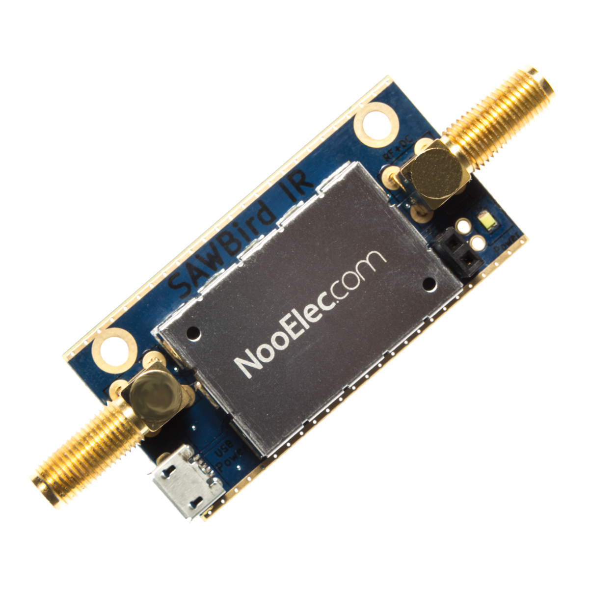 Nooelec - Nooelec SAWbird IR Barebones - Premium Dual Ultra-Low Noise  Amplifier (LNA) & SAW Filter Module for Iridium and Inmarsat Applications.  1620MHz Center Frequency