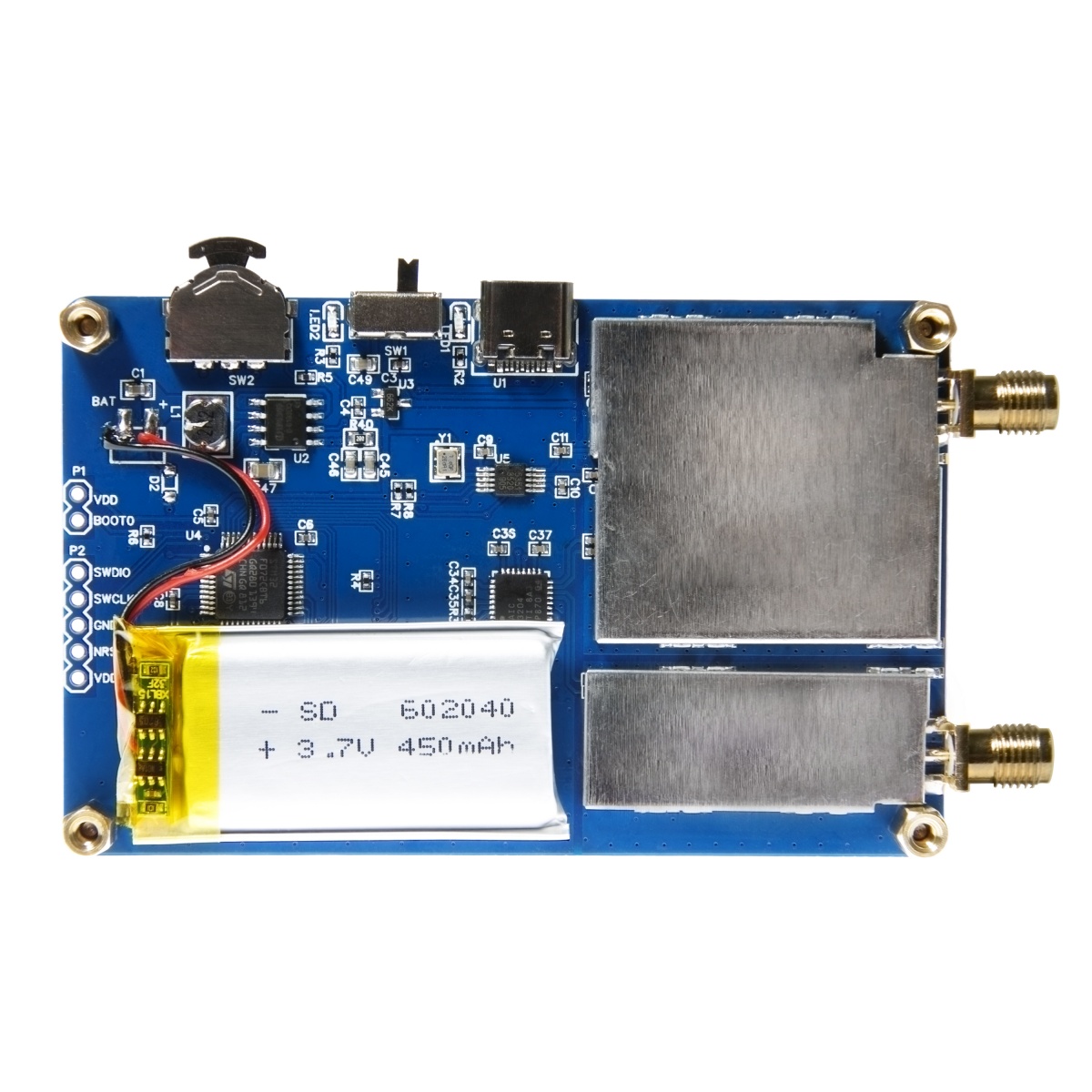 NanoVNA セット Upgraded NanoVNA 50kHz-6.3GHz Vector Network Analyzer