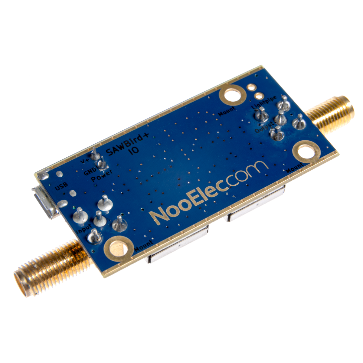 Nooelec SAWbird+ iO Barebones - Premium SAW Filter & Cascaded Ultra-Low  Noise LNA Module for L-Band (Inmarsat AERO/STD-C) Applications. 1542MHz  Center