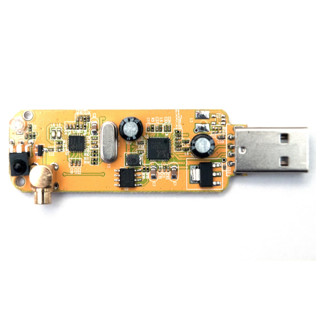 Nooelec NESDR Mini+ Al - 0.5PPM TCXO USB RTL-SDR Receiver (RTL2832 + R820T)  w/ Antenna and Remote Control, Installed in Aluminum Enclosure