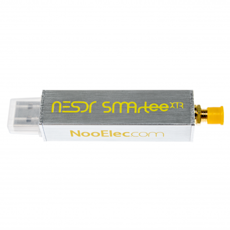 Nooelec NESDR SMArTee XTR SDR - Premium RTL-SDR w/ Extended Tuning Range, Aluminum Enclosure, Bias Tee, 0.5PPM TCXO, SMA Input