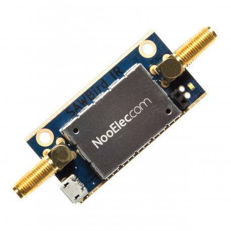 Nooelec SAWbird IR Barebones - Premium Dual Ultra-Low Noise Amplifier (LNA) & SAW Filter Module for Iridium and Inmarsat Applications. 1620MHz Center Frequency