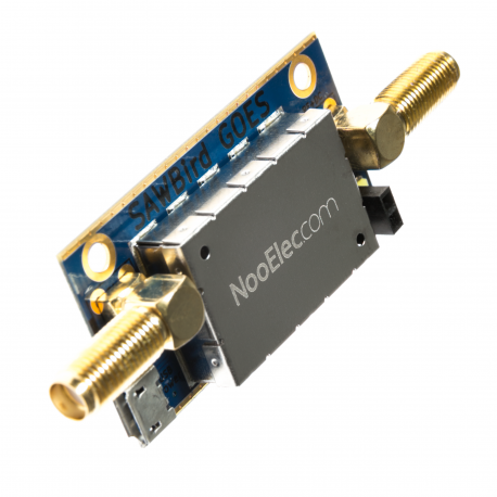 Nooelec SAWbird GOES Barebones - Premium Dual Ultra-Low Noise Amplifier (LNA) & SAW Filter Module for NOAA (GOES/LRIT/HRIT/HPRT) Applications. 1688MHz Center Frequency