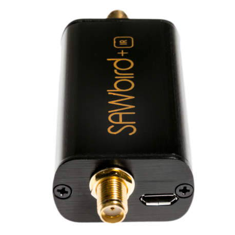 Nooelec SAWbird+ IR - Premium SAW Filter & Cascaded Ultra-Low Noise LNA Module for Iridium and Inmarsat Applications. 1620MHz Center Frequency