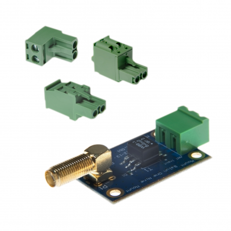 Balun One Nine v2 Barebones - Small Low-Cost 9:1 HF Antenna Balun/Unun with Multiple Connection Options