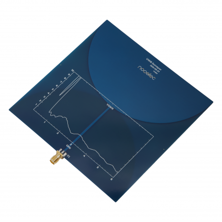 Nooelec UWB Surveyor Antenna - Extremely Wide Bandwidth, Biconical, Low-Profile PCB Antenna with a Frequency Range of 700MHz to 10GHz and an Average Gain of 3dBi. SMA Female Connector