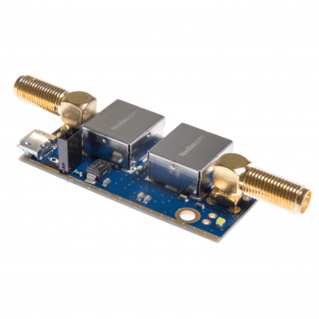 Nooelec SAWbird+ GOES Barebones - Premium SAW Filter & Cascaded Ultra-Low Noise LNA Module for NOAA (GOES/LRIT/HRIT/HRPT) Applications. 1688MHz Center Frequency