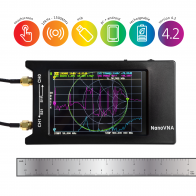 NanoVNA-H 4 Bundle: 10kHz-1500MHz+ Portable Vector Network Analyzer w/ 4