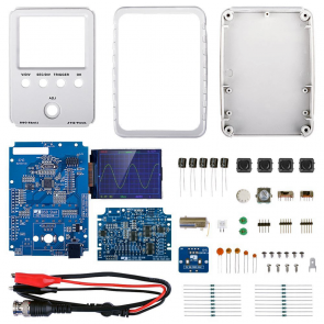 JYETech 'DSO Shell' Oscilloscope DIY Kit Bundle w/ 100MHz Probe & ESD-Safe Silicone Mat