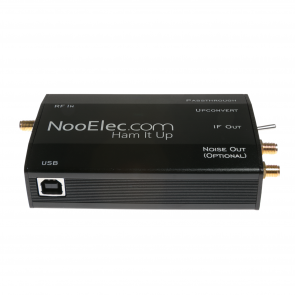 Ham It Up Plus - HF Upconverter w/ Black Enclosure, TCXO, ULF Support & Noise Source