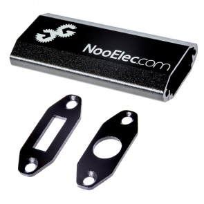 Extruded Aluminum Enclosure Kit for Ubertooth One and YARD Stick One, Black