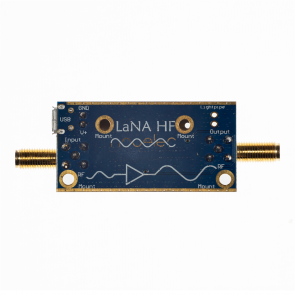 Nooelec LaNA HF Barebones - Ultra Low-Noise LF, MF & HF Amplifier (LNA) Module. 50kHz-150MHz Frequency Capability w/ Bias-Tee, USB & DC Power Options