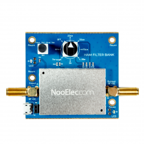 Nooelec Ham Filter Bank Barebones - Multiband Radio Module with 5 Separate Bandpass Filters and Passthrough. Operates at 5 Common ISM Frequencies to Cover the 2m, 1.25m, 70cm, 33cm, and 23cm Ham Bands