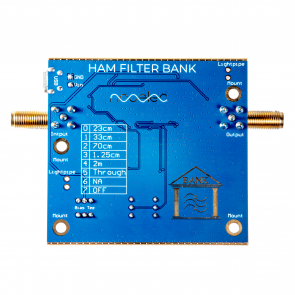 Nooelec Ham Filter Bank Barebones - Multiband Radio Module with 5 Separate Bandpass Filters and Passthrough. Operates at 5 Common ISM Frequencies to Cover the 2m, 1.25m, 70cm, 33cm, and 23cm Ham Bands